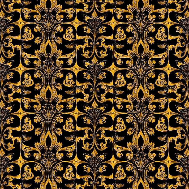 Classic Damask Gold